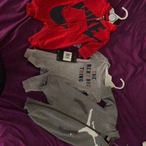 RED nike Onesie ,Carters Onesie ,Jordan onesie